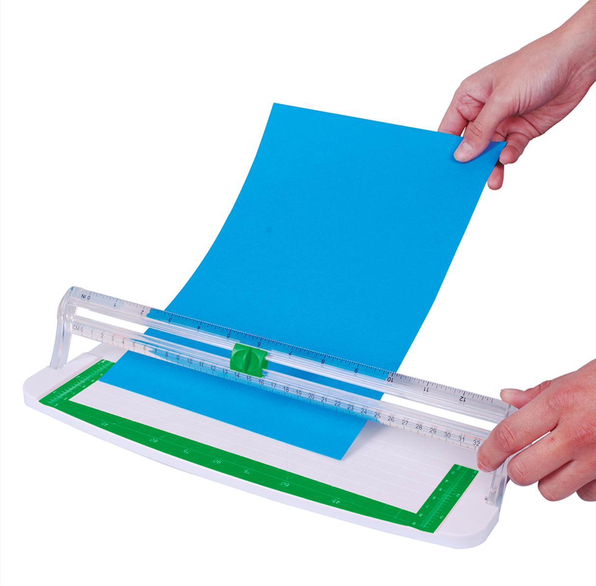 Guillotina con guías y corte recto