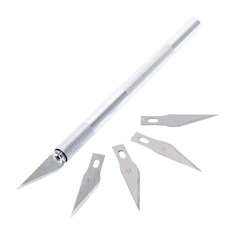 Cuchillo de Precisión + 5 Repuestos Diferentes