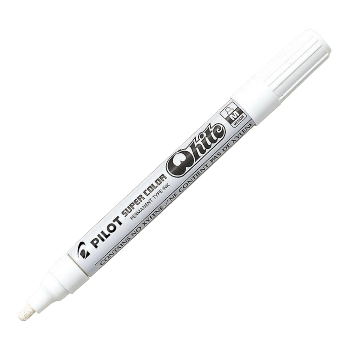 Marcador permanente Pilot Super Color Blanco punta mediana