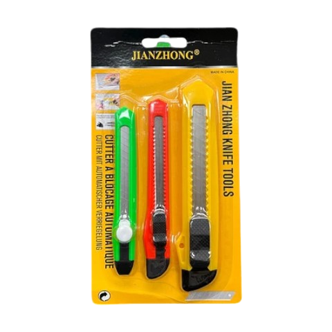 Corta cartón cartonero 3 unidades