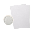 Opalina blanca textura tela 200 gramos resma 100 hojas