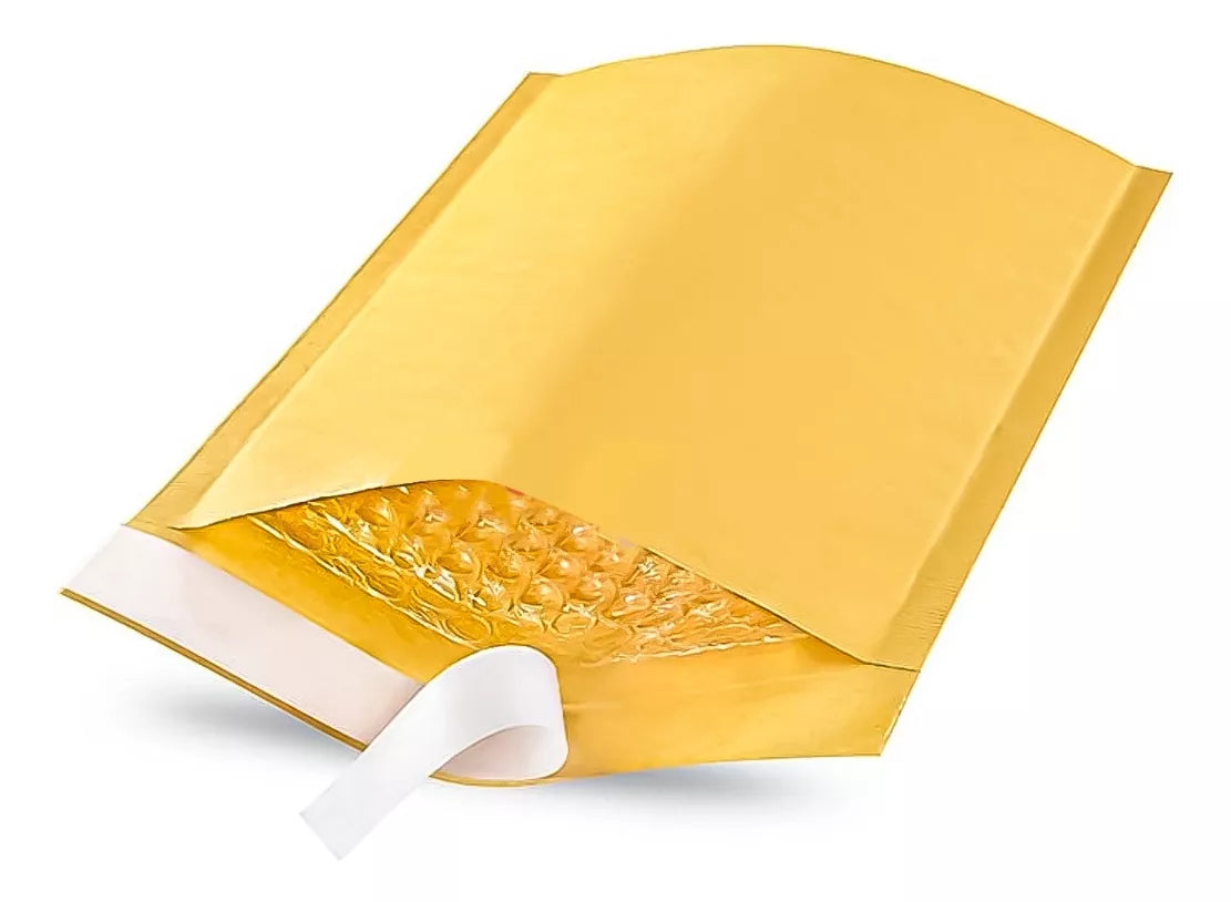 Sobre Acolchado Kraft Café 20x27cm 1und