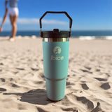 Vaso Térmico Frío - Caliente Acero Inoxidable 1lt c/aza