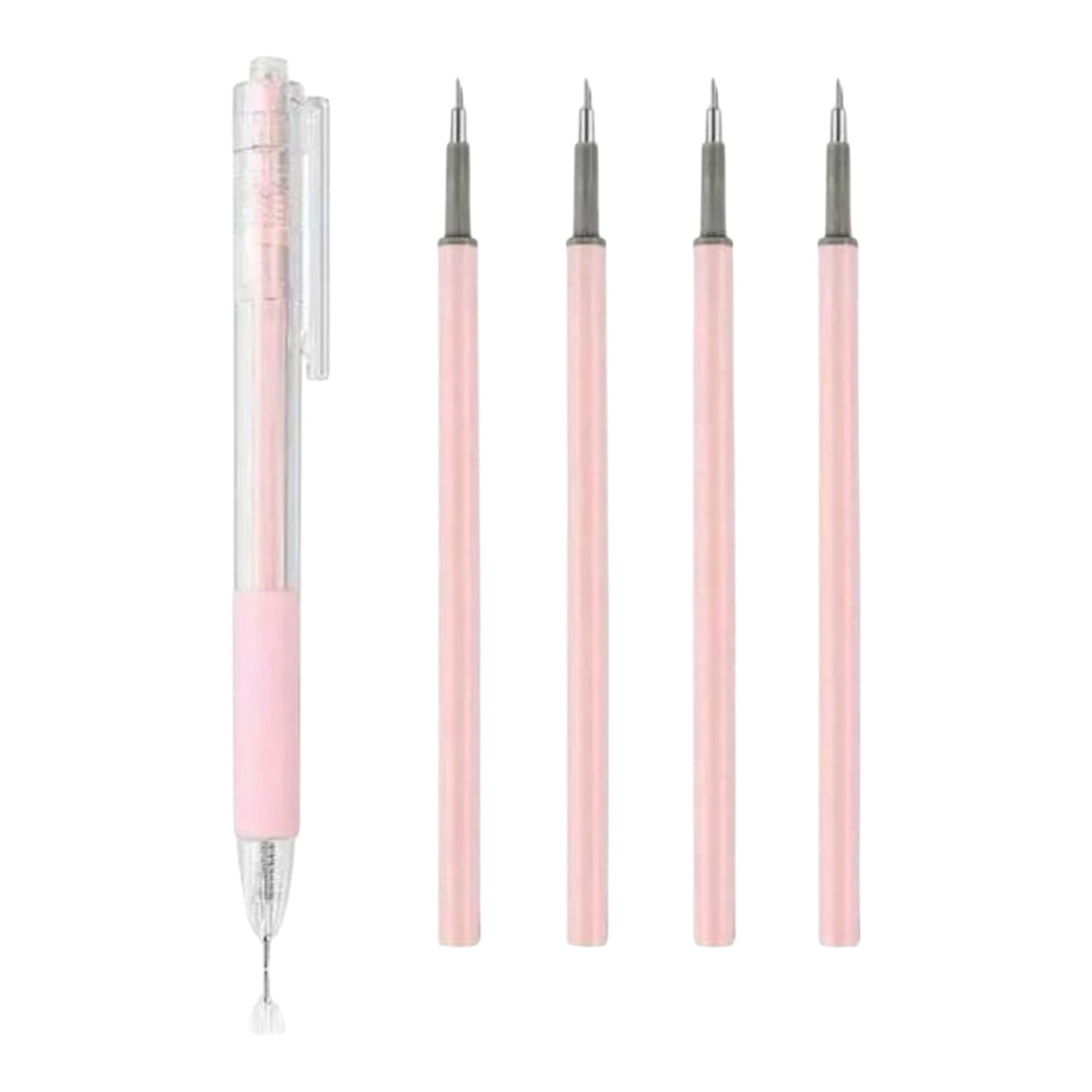 Rotulador cuchillo con 4 repuesto tipo bolígrafo