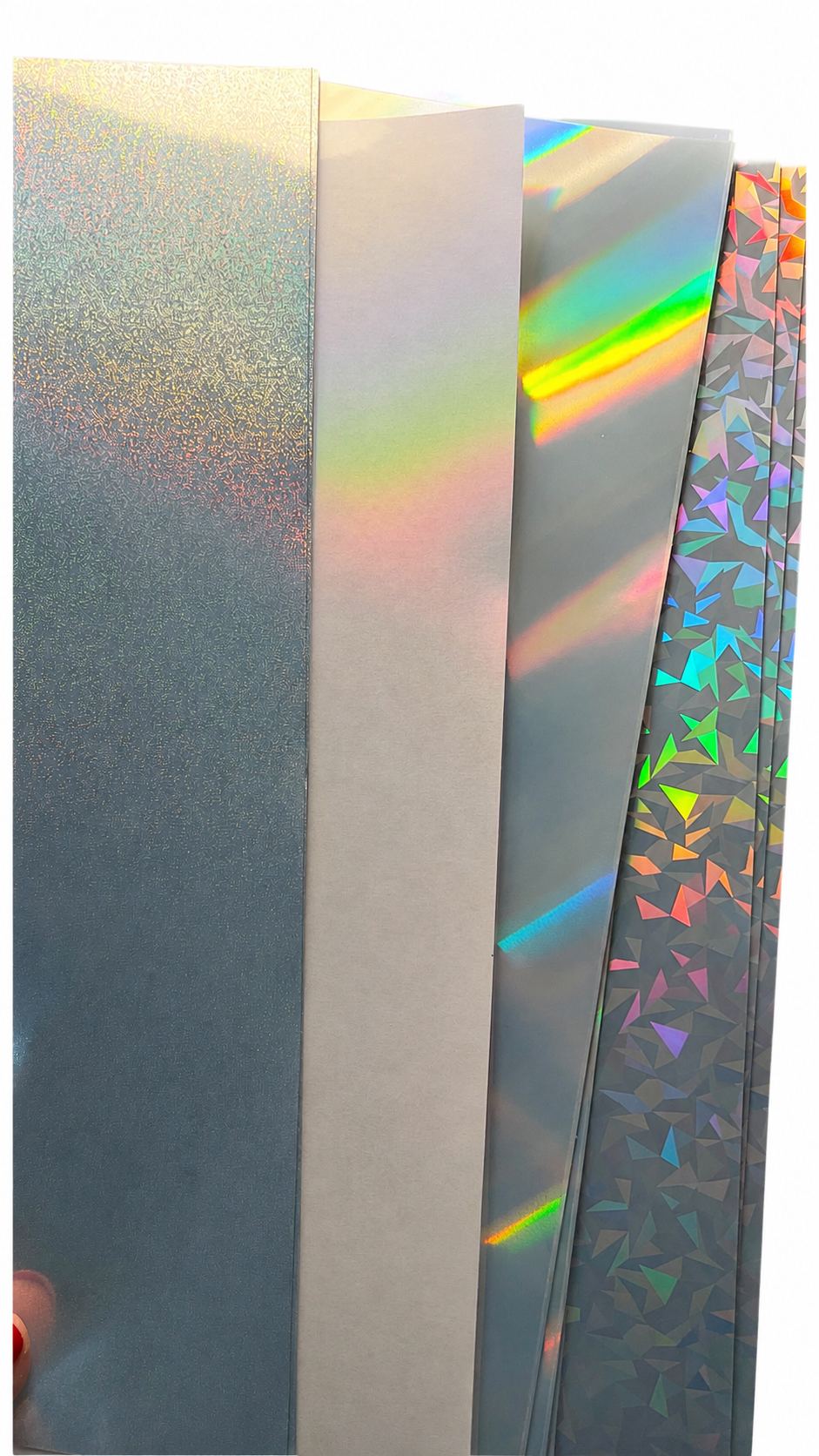 Papel Adhesivo Holográfico Surtido A4 20H Imprimible