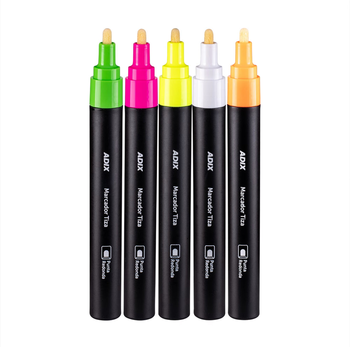 Marcador Tiza Fluorescente 5 und colores surtido